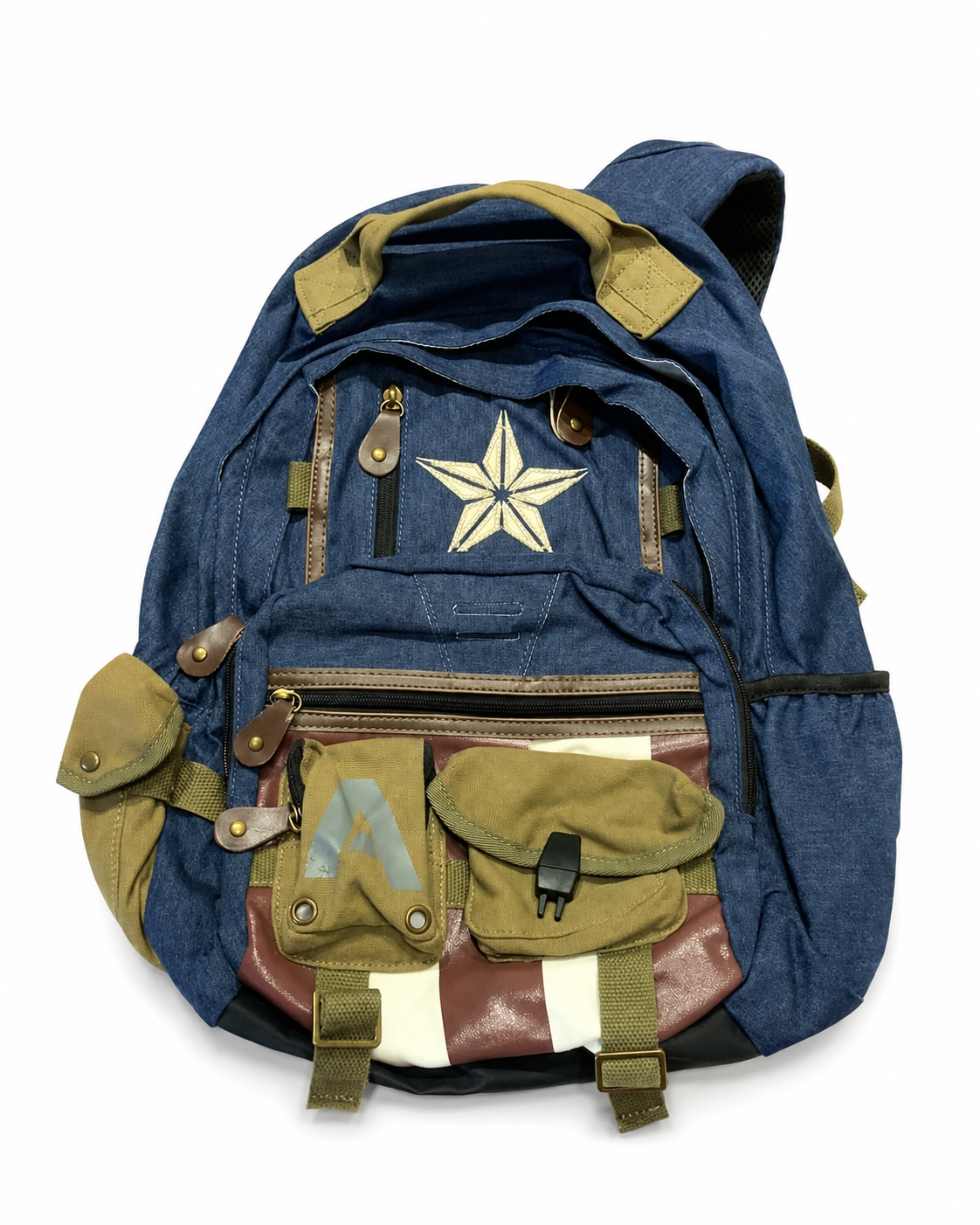 The Cap's Denim Backpack